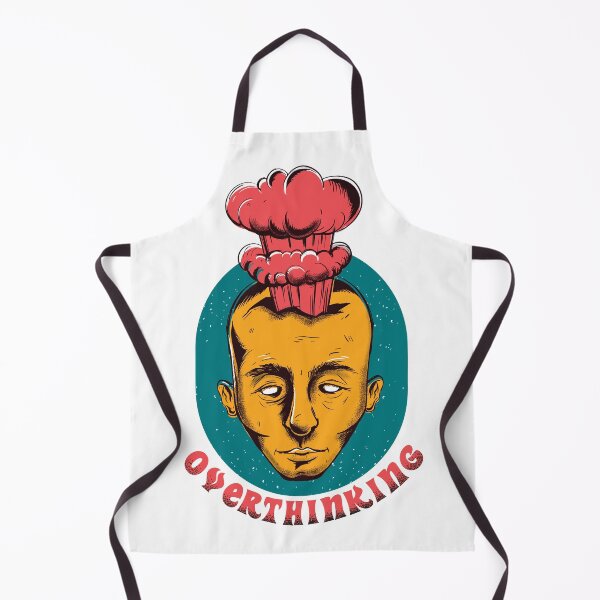 Item preview, Funny Cartoon Style Overthinking Man Artwork designed and sold by TeesByMark.