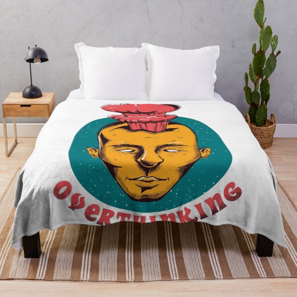 Item preview, Funny Cartoon Style Overthinking Man Artwork designed and sold by TeesByMark.