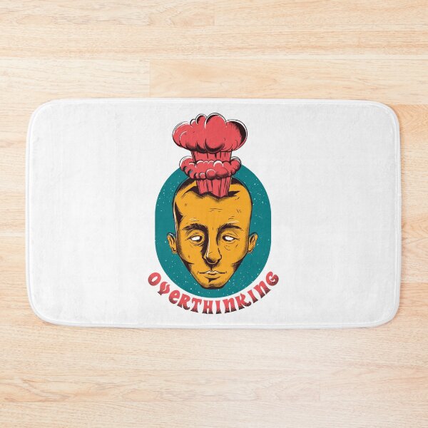 Item preview, Funny Cartoon Style Overthinking Man Artwork designed and sold by TeesByMark.