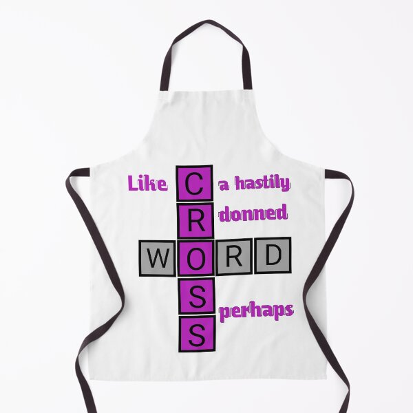 Item preview, Like A Hastily Donned Perhaps Crossword designed and sold by Fatimalak.