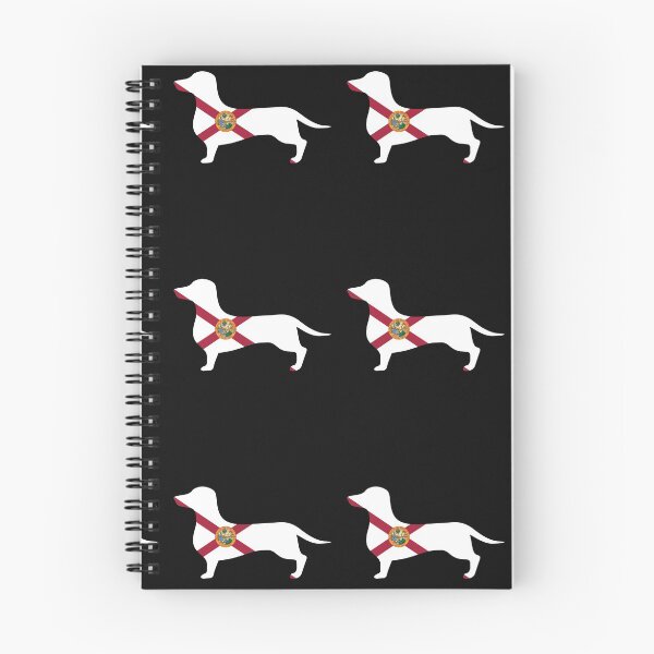 Item preview, Florida Dachshund Flag designed and sold by Wienerful.