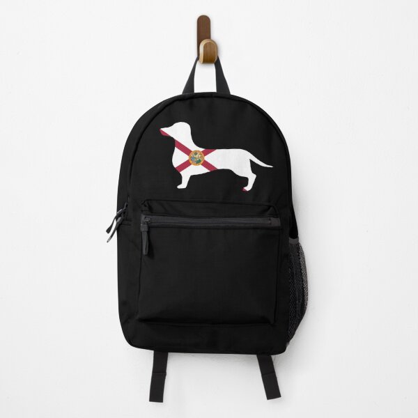 Item preview, Florida Dachshund Flag designed and sold by Wienerful.