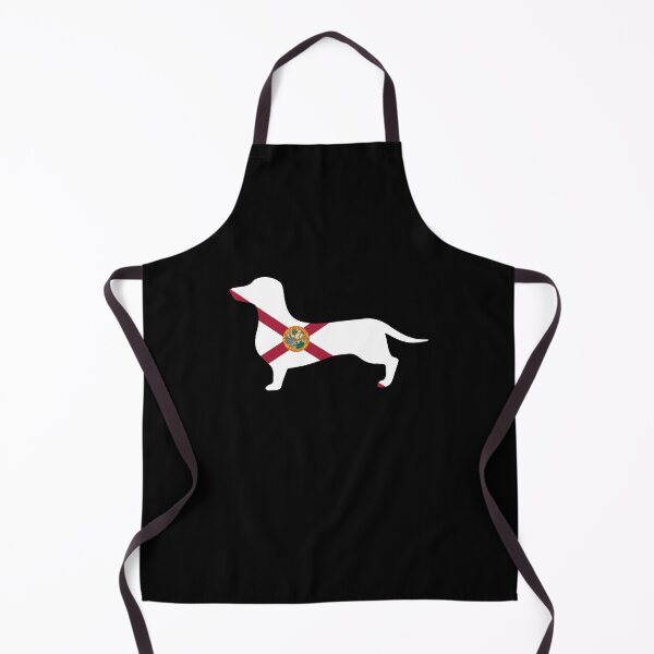 Item preview, Florida Dachshund Flag designed and sold by Wienerful.