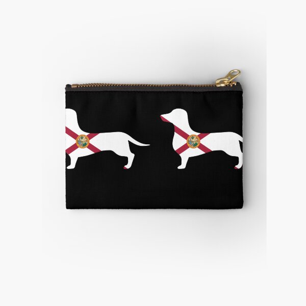 Item preview, Florida Dachshund Flag designed and sold by Wienerful.