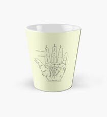 Chart of the Hand - fortune-telling Tall Mug
