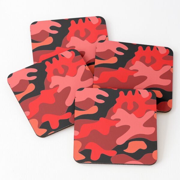 Item preview, Camouflage red designed and sold by AJSkinnerPrints.