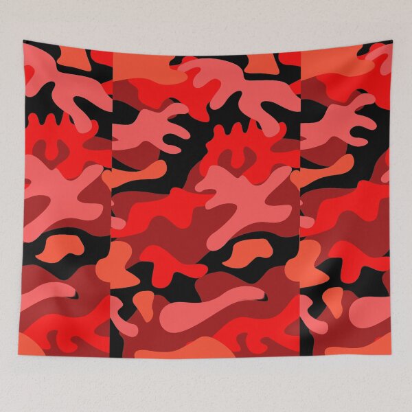 Item preview, Camouflage red designed and sold by AJSkinnerPrints.