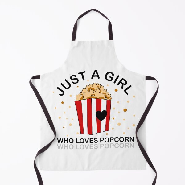 Item preview, Womens Just a Girl Who Loves Popcorn designed and sold by taby2you.