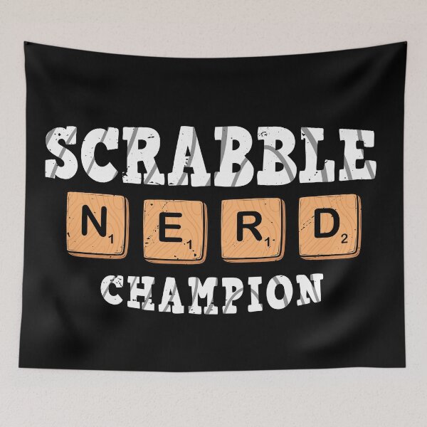 Item preview, Scrabble nerd champion design / scrabble lover / funny Scrabble Champion Letter Game Nerd Geek  designed and sold by anodyle.