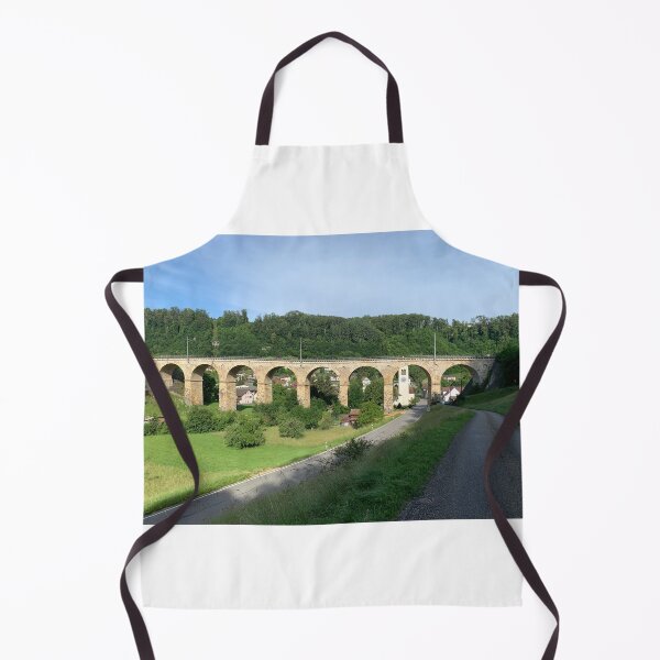 Item preview, An old draw stone bridge with a church in the background designed and sold by Sonjaw0112.