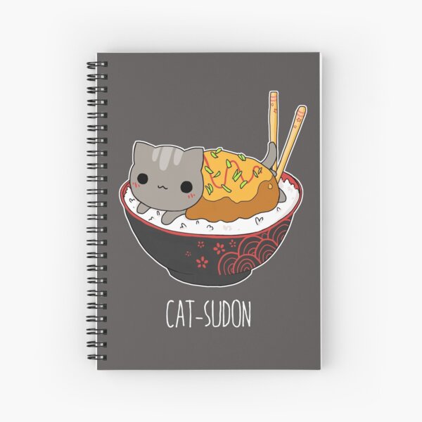 Catsudon Spiral Notebook