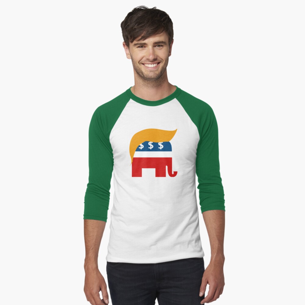 Item preview, Baseball ¾ Sleeve T-Shirt designed and sold by partyfarty.