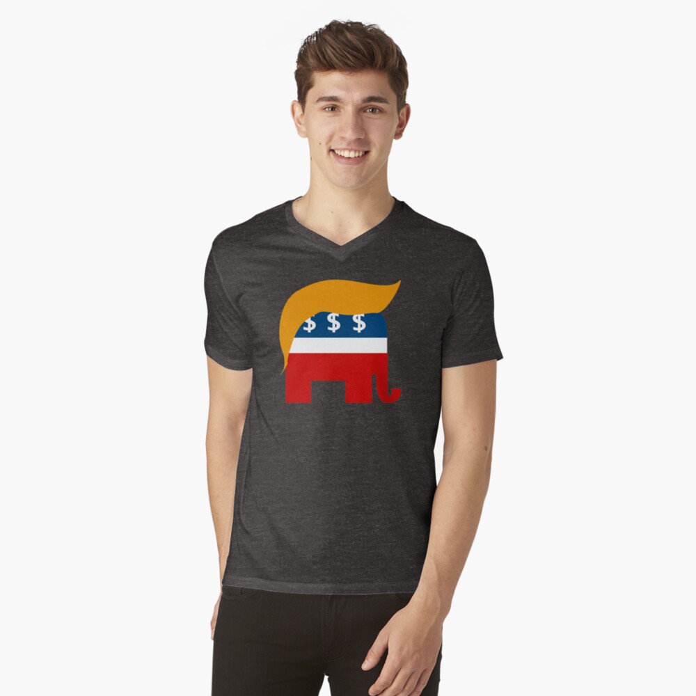Item preview, V-Neck T-Shirt designed and sold by partyfarty.