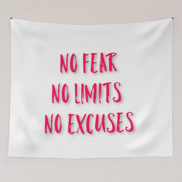 Item preview, No fear no limits no excuses  designed and sold by Ani1111.