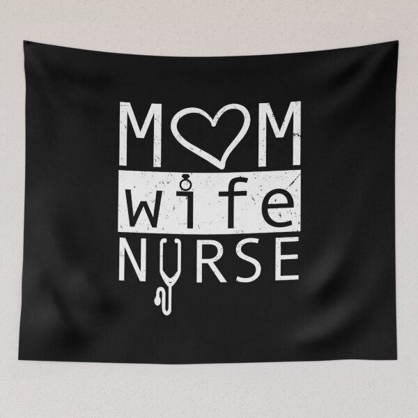 Artikelvorschau, Mom Wife Nurse Cooles Muttertagsgeschenk für Krankenschwestern Moms Wives Sweatshirt entworfen und verkauft von Laren-Fashion.