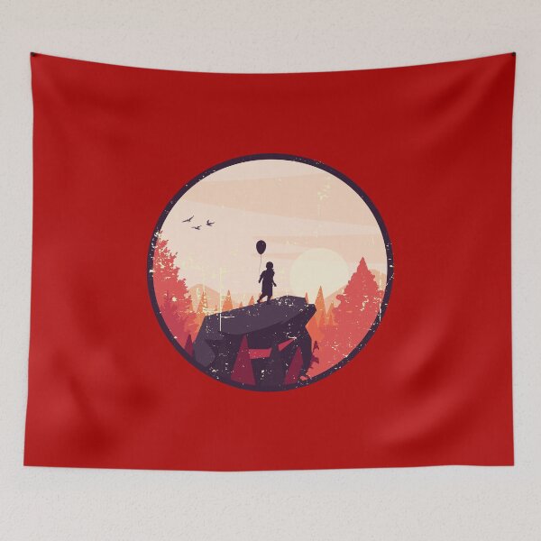 Item preview, Vintage hiking kid with balloon designed and sold by Piztees.