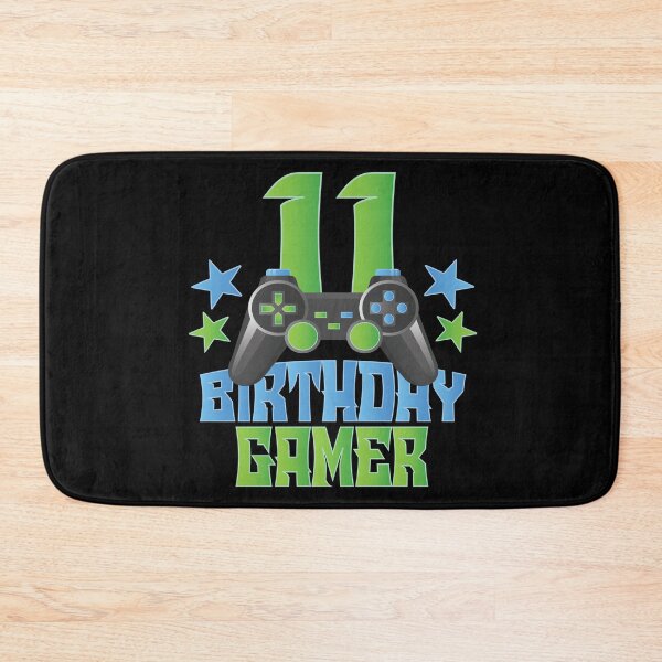 Item preview, 11th Birthday Gamer Boy 11 Years Old Video Game Lover Party print designed and sold by Grabitees.