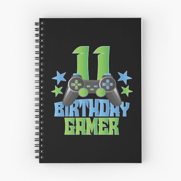 Item preview, 11th Birthday Gamer Boy 11 Years Old Video Game Lover Party print designed and sold by Grabitees.