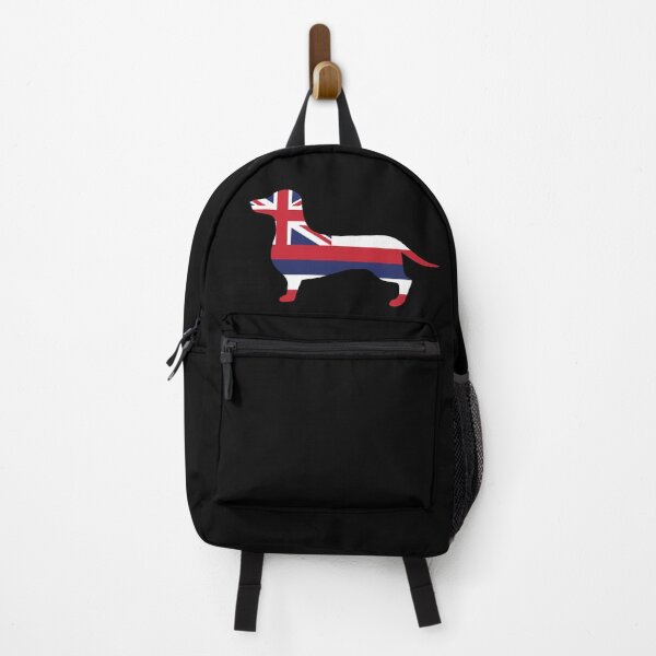 Item preview, Hawaii Dachshund Flag designed and sold by Wienerful.