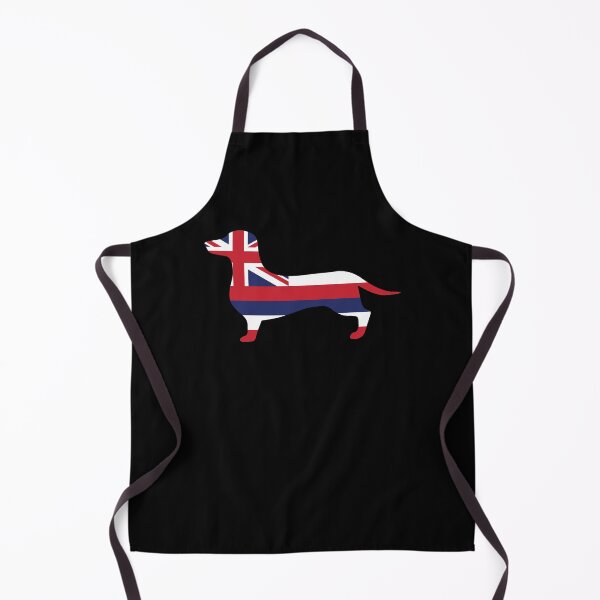 Item preview, Hawaii Dachshund Flag designed and sold by Wienerful.