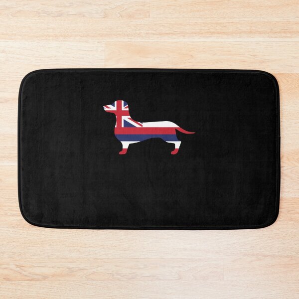 Item preview, Hawaii Dachshund Flag designed and sold by Wienerful.