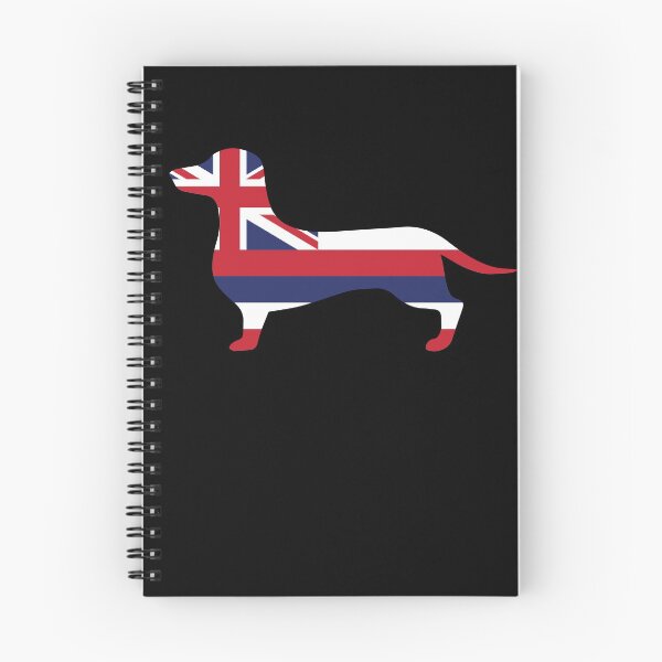 Item preview, Hawaii Dachshund Flag designed and sold by Wienerful.