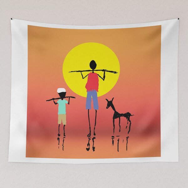 Item preview, african stick art designed and sold by bamanimax.