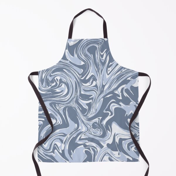 Item preview, Dark Blue Abstract Marble Swirl designed and sold by Abbara.