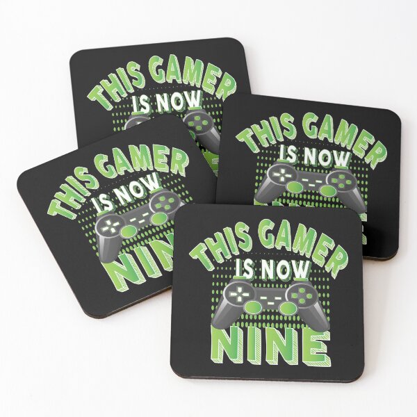 Item preview, This Gamer Is Now Nine Years Old Boy Video Game Lover Party graphic designed and sold by Grabitees.