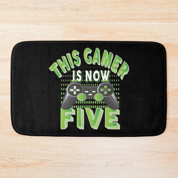 Item preview, This Gamer Is Now Five Years Old Boy Video Game Lover Party product designed and sold by Grabitees.