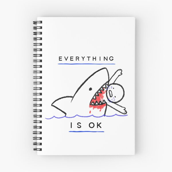 Item preview, Everything is ok, Funny Shark designed and sold by Alex&B.