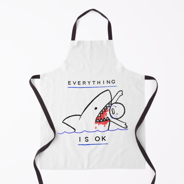 Item preview, Everything is ok, Funny Shark designed and sold by Alex&B.