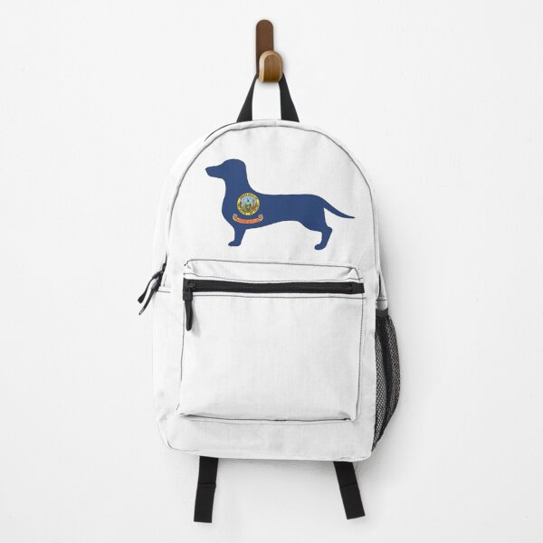 Item preview, Idaho Dachshund Flag designed and sold by Wienerful.