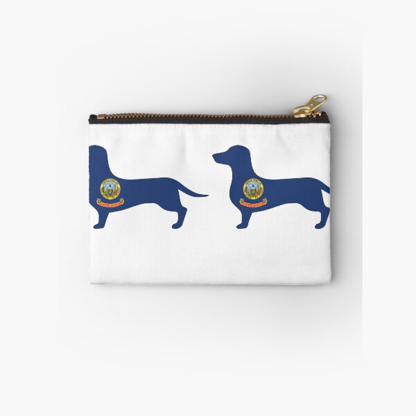 Item preview, Idaho Dachshund Flag designed and sold by Wienerful.