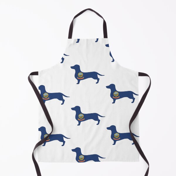 Item preview, Idaho Dachshund Flag designed and sold by Wienerful.