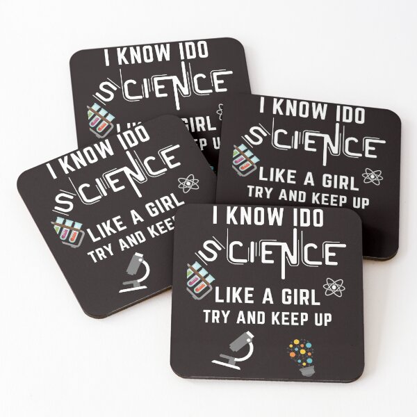 Item preview, I know I do science like a girl try and keep up designed and sold by YourgiftShop.