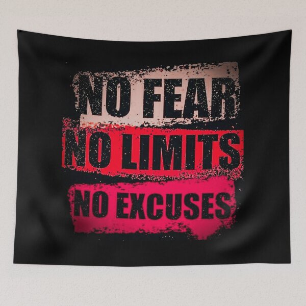 Item preview, No fear no limits no excuses  designed and sold by Ani1111.