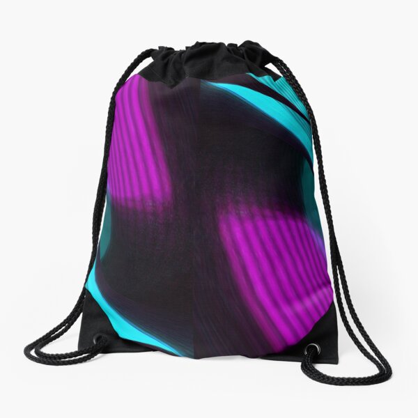 Colorful Cut Drawstring Bag