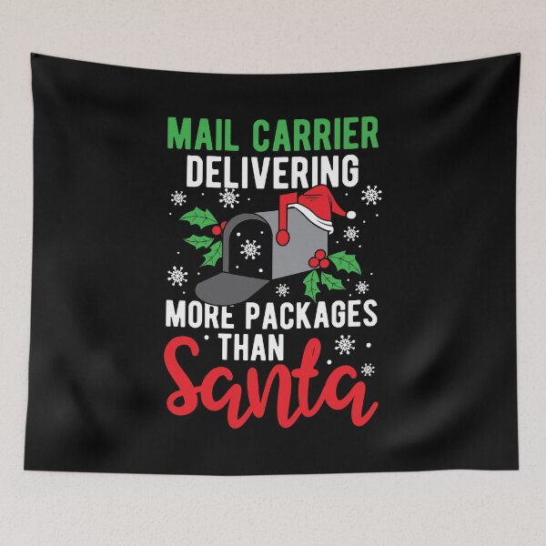 Item preview, Christmas Funny Holiday Mailman Postman Saying designed and sold by haselshirt.