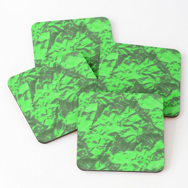 Item preview, Green crumpled paper pattern designed and sold by Galina Kostyaeva.