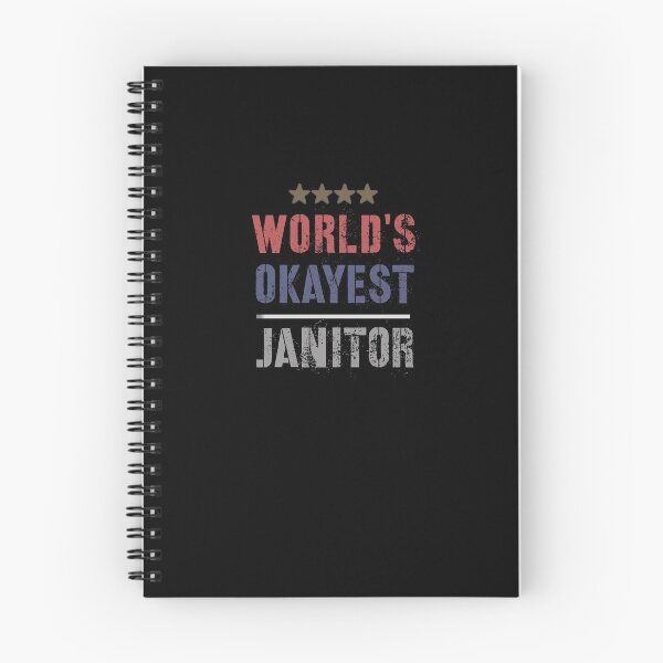 Item preview, WORLDS OKAYEST JANITOR designed and sold by 30-Merch.