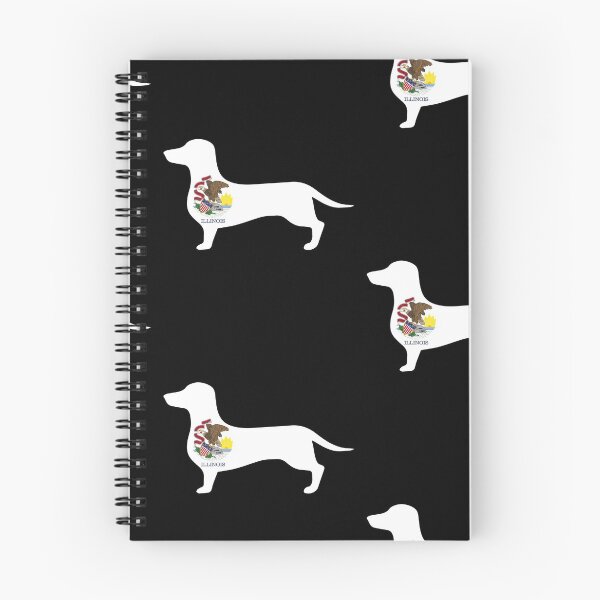 Item preview, Illinois Dachshund Flag designed and sold by Wienerful.