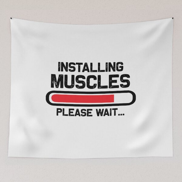 Item preview, installing muscles please wait designed and sold by JaMatt1983.