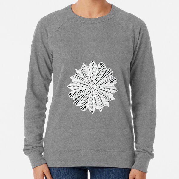 Decorative Pattern Lightweight Sweatshirt