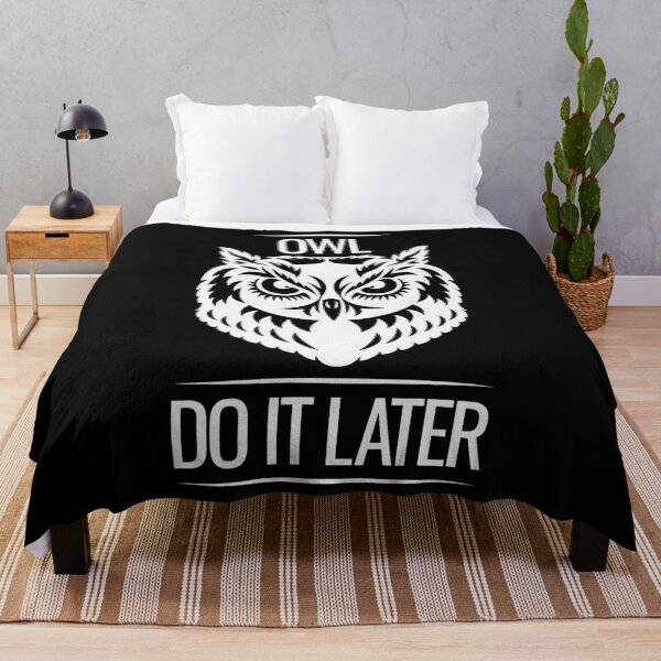 Item preview, Owl Do It Later designed and sold by henrymencia.