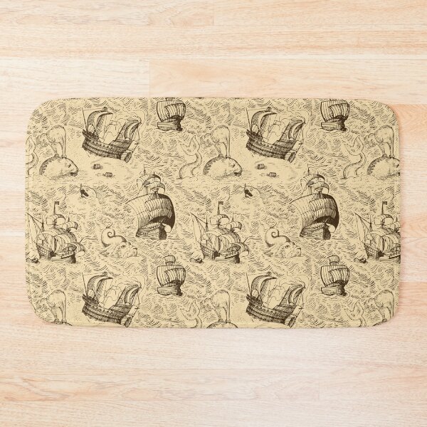 Item preview, Old style ocean pattern designed and sold by kanugi.