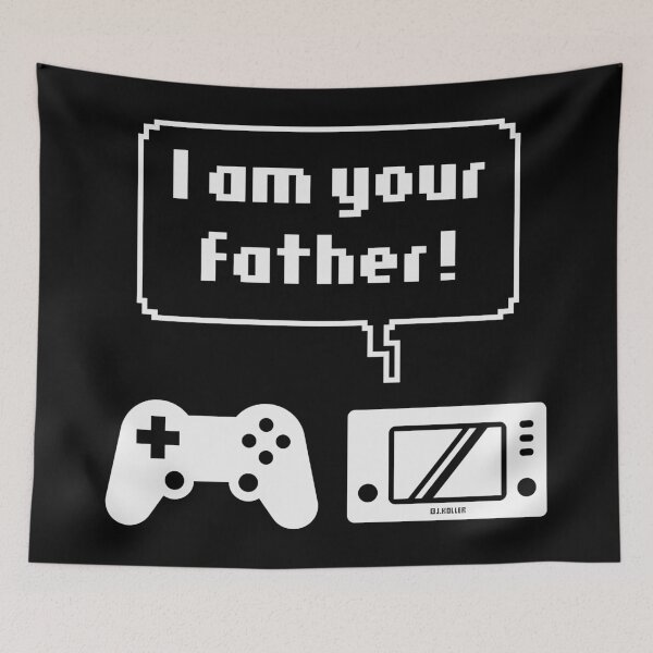 Item preview, Controller Game Console Icons (I Am Your Father! / White) designed and sold by MrFaulbaum.