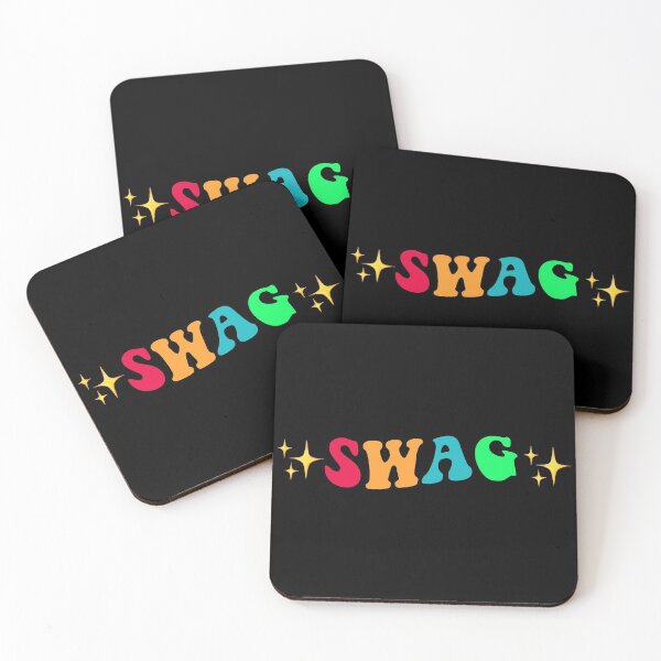 Item preview, swag with sparkles funny tiktok text  designed and sold by stickersbyro ☆.