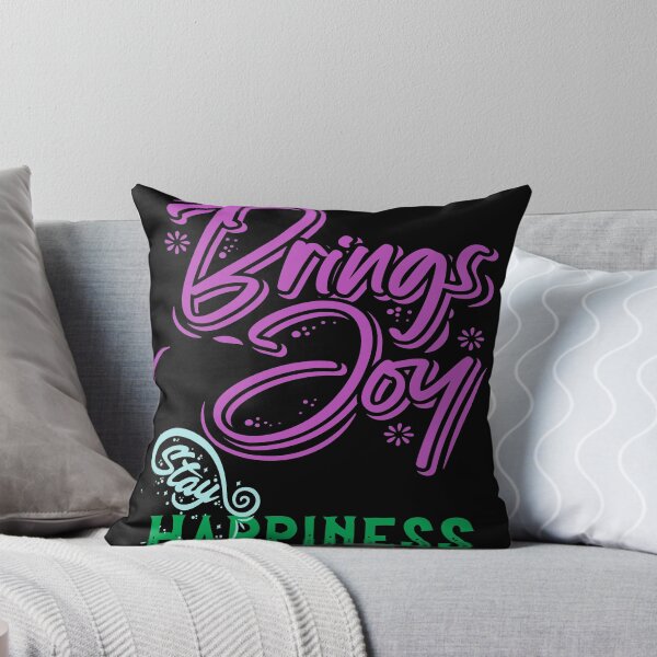 Item preview, Text Design Brings Joy - Stay Happiness designed and sold by DELMEO.
