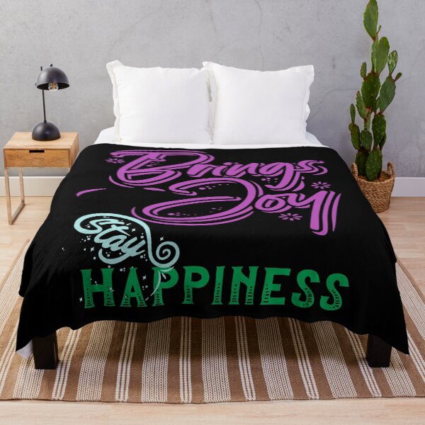 Item preview, Text Design Brings Joy - Stay Happiness designed and sold by DELMEO.